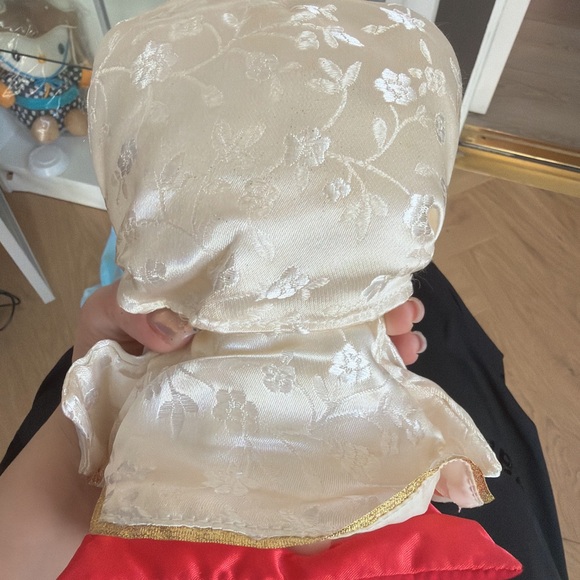 Hello Kitty Cream and Pink Plush with Gold Accents - Picture 3 of 3